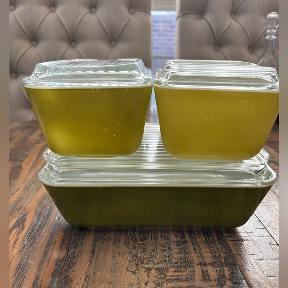 PYREX VERDE REFRIGERATOR SET - Picture 3 of 10